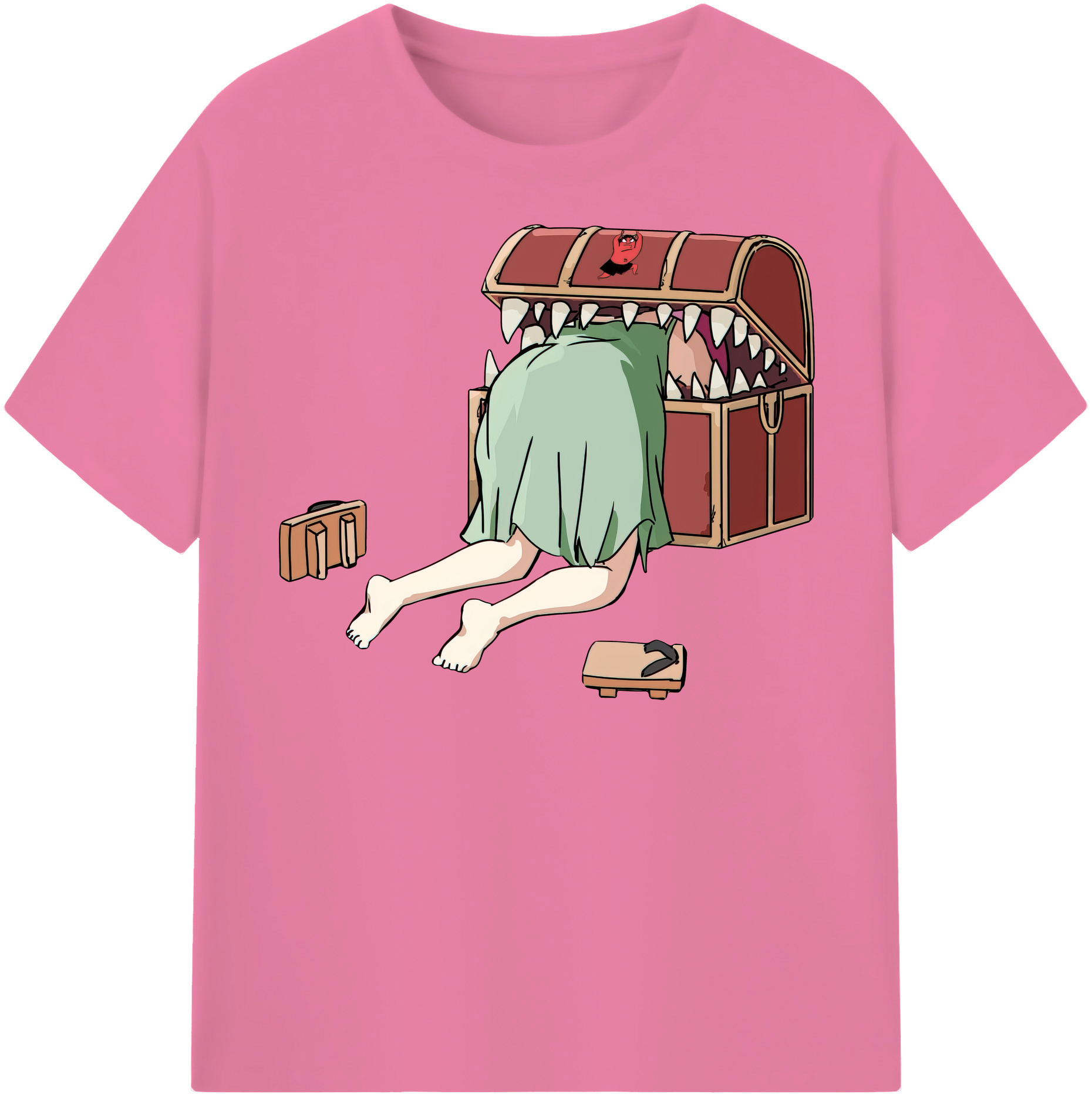 （画像用） 葬送のフリーレン Frieren 綿100％半袖Tシャツ（フロントプリント）